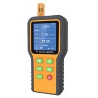 CO2 Monitor Formaldehyde Detector TVOC/Temp./Humidity Indoor with Buzzer PromptBacklit Screen