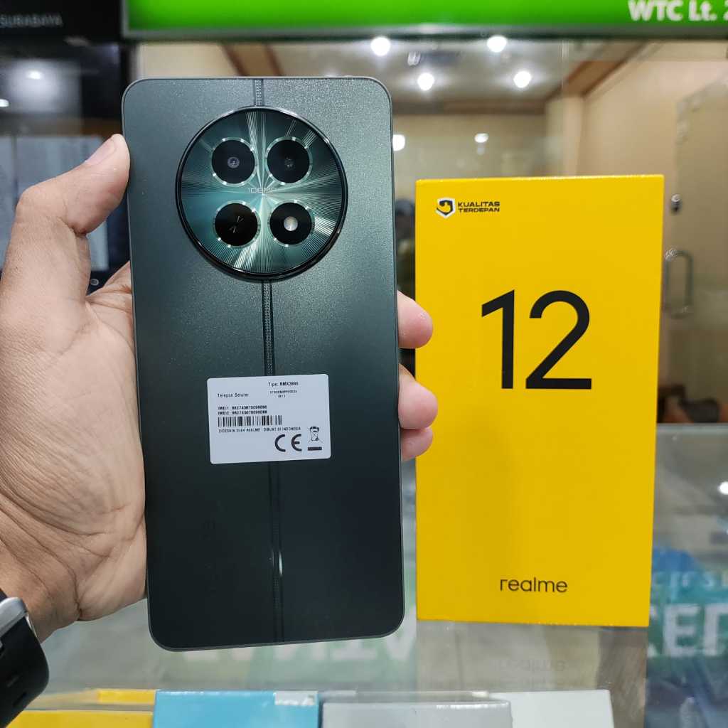 Realme 12 5G Ram 8GB Rom 256GB Second Original Harga 2,049,025 rupiah*Gratis Ongkir