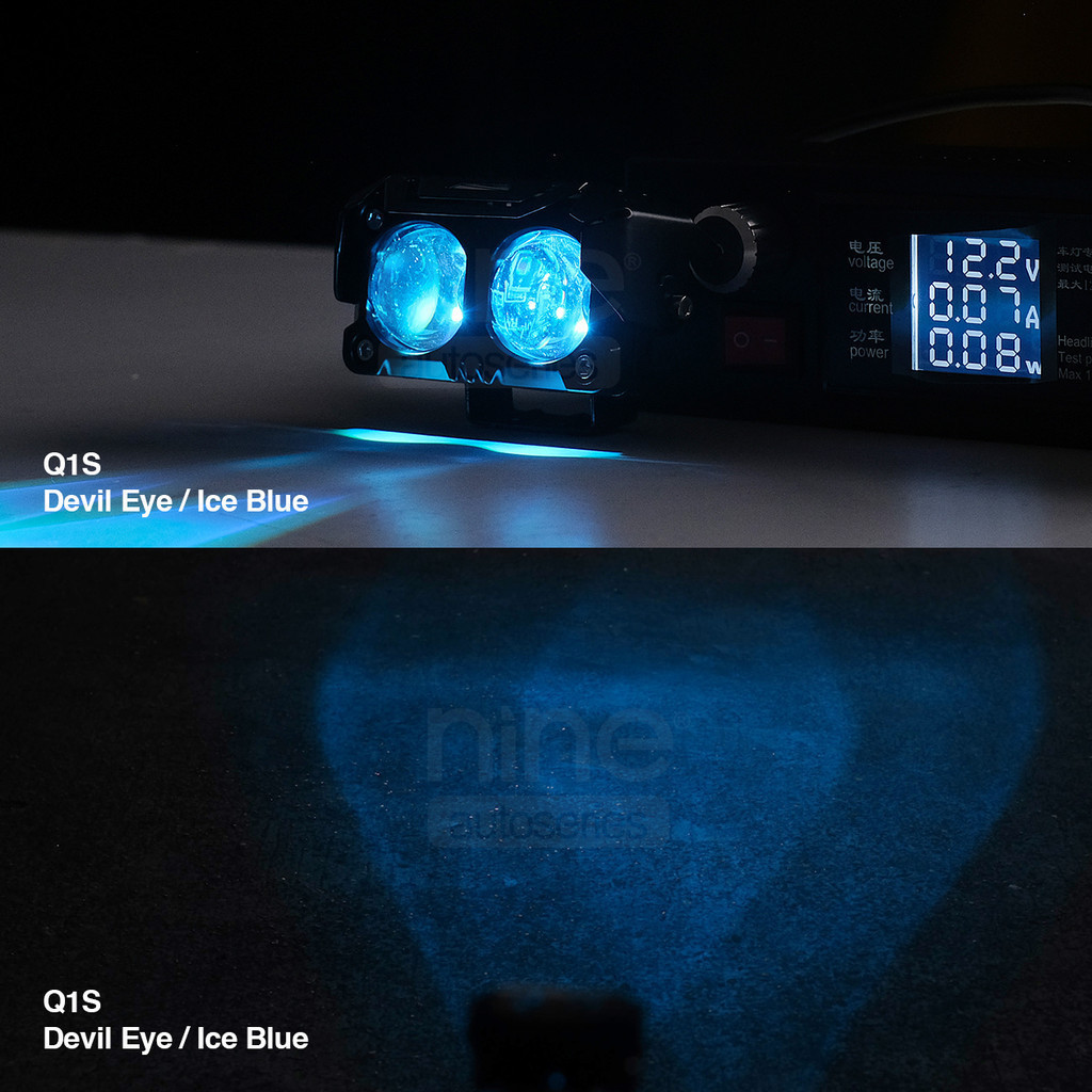 Lampu Tembak 19W SQL2 Mata Super Terang Projector Laser Motor Mobil Q1S LUXIMOS - NINE LUMINOXID