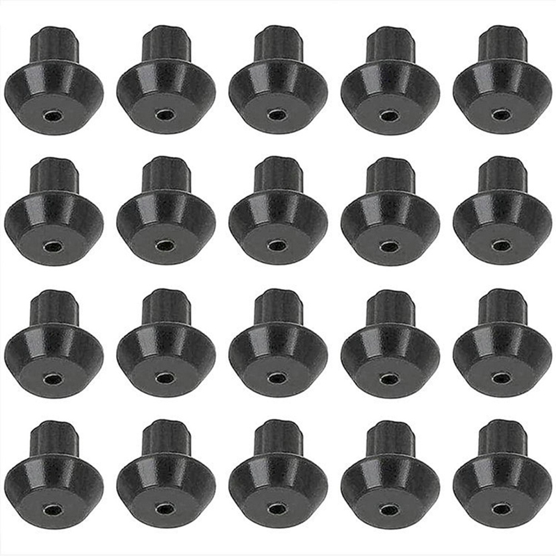48 Pcs Rubber Grate Feet Rubber Foot Replacements Compatible with GE WB2K101 Gas Range Burner Grate Replace WB02T10461