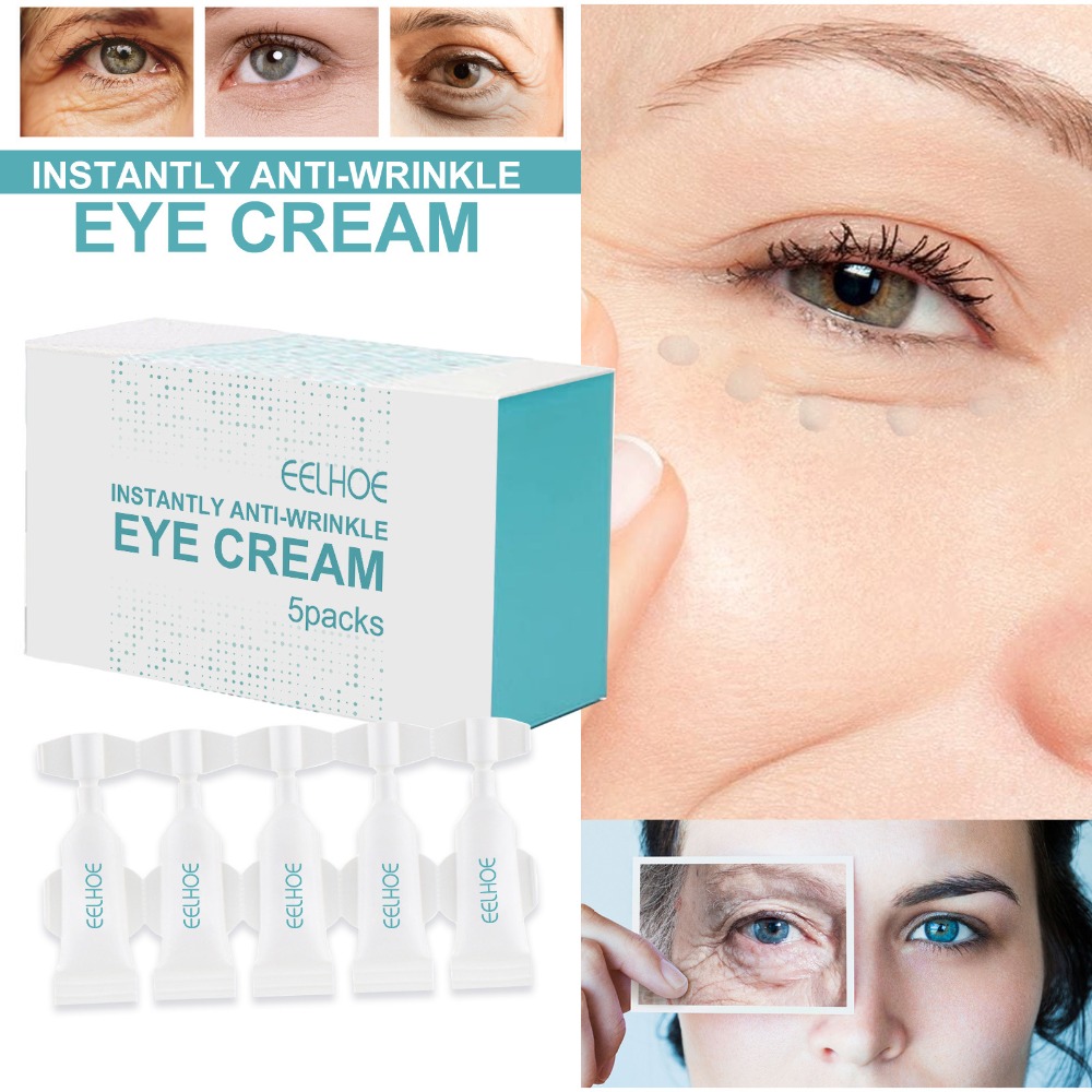 Huashe 5 cái/bộ loại bỏ bọng mắt bọng Kem mắt nâng đầy đặn Công Ty chống lão hóa trang điểm mắt thắt chặt Tinh chất dưỡng ẩm mắt da