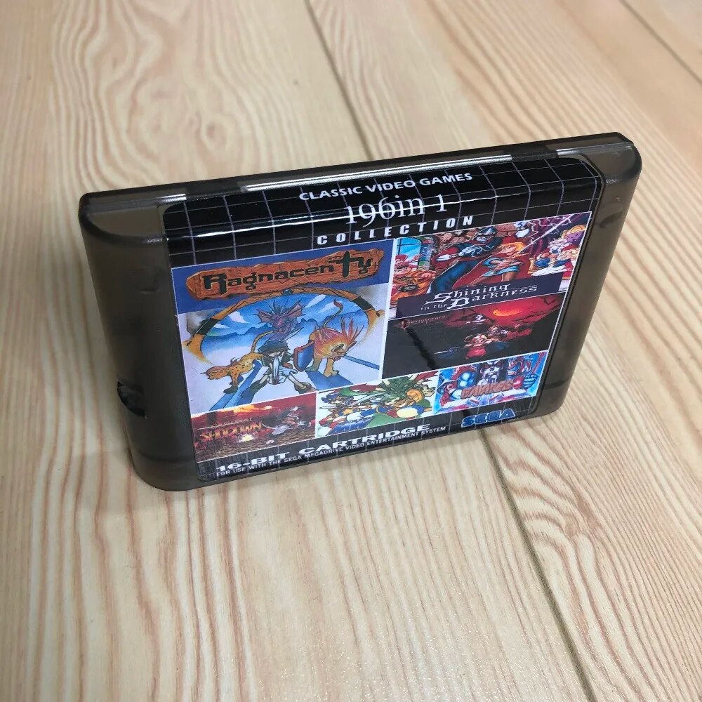 Mới-lưu trữ tiết kiệm! 196 Trong 1 Trò Chơi Nóng Bộ Sưu Tập Cho SEGA GENESIS megadrive 16 Bit Trò Chơi Cho Pal Và Ntsc Thả Vận Chuyển