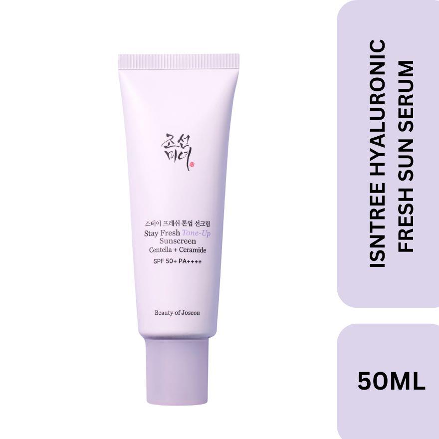 BEAUTY OF JOSEON Tone-up Sunscreen Purple 50ML