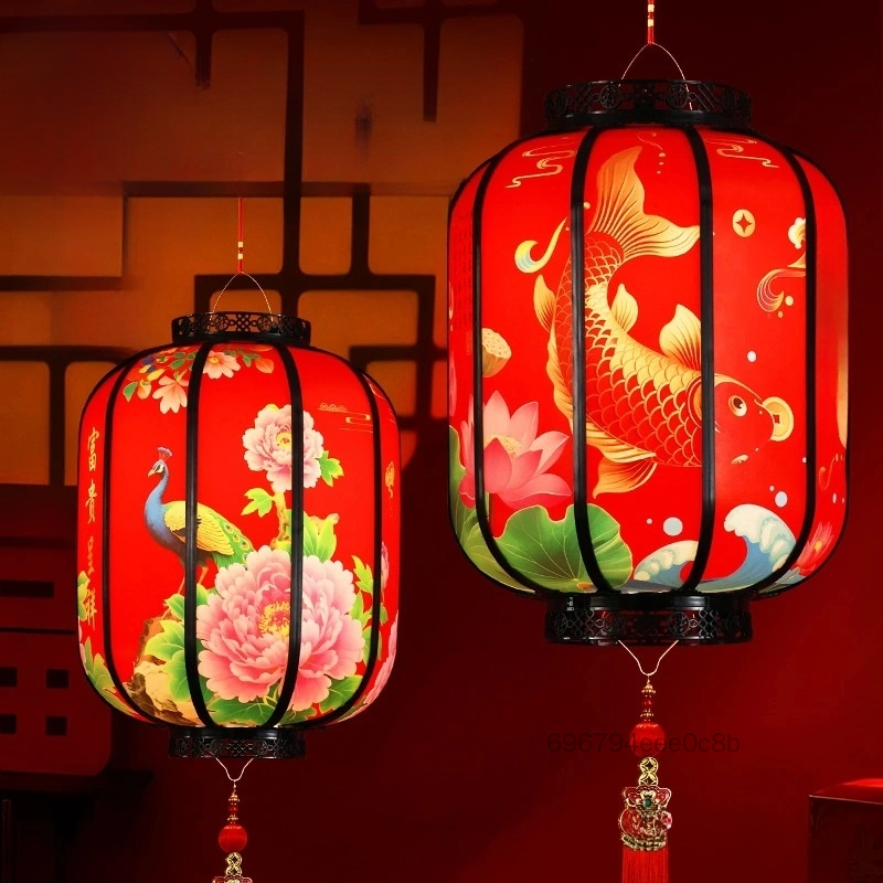 โคมไฟ LED หมุนได้สไตล์จีน - โคมไฟชาร์จแบบหมุนได้หลากสีสำหรับเทศกาลฤดูใบไม้ผลิ ราคา 358,784 บาท*ส่งฟรี