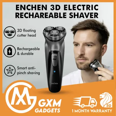 Xiaomi Enchen 3D Electric Shaver Razor Blackstone Beard Hair Trimmer Type-C Rechargeable