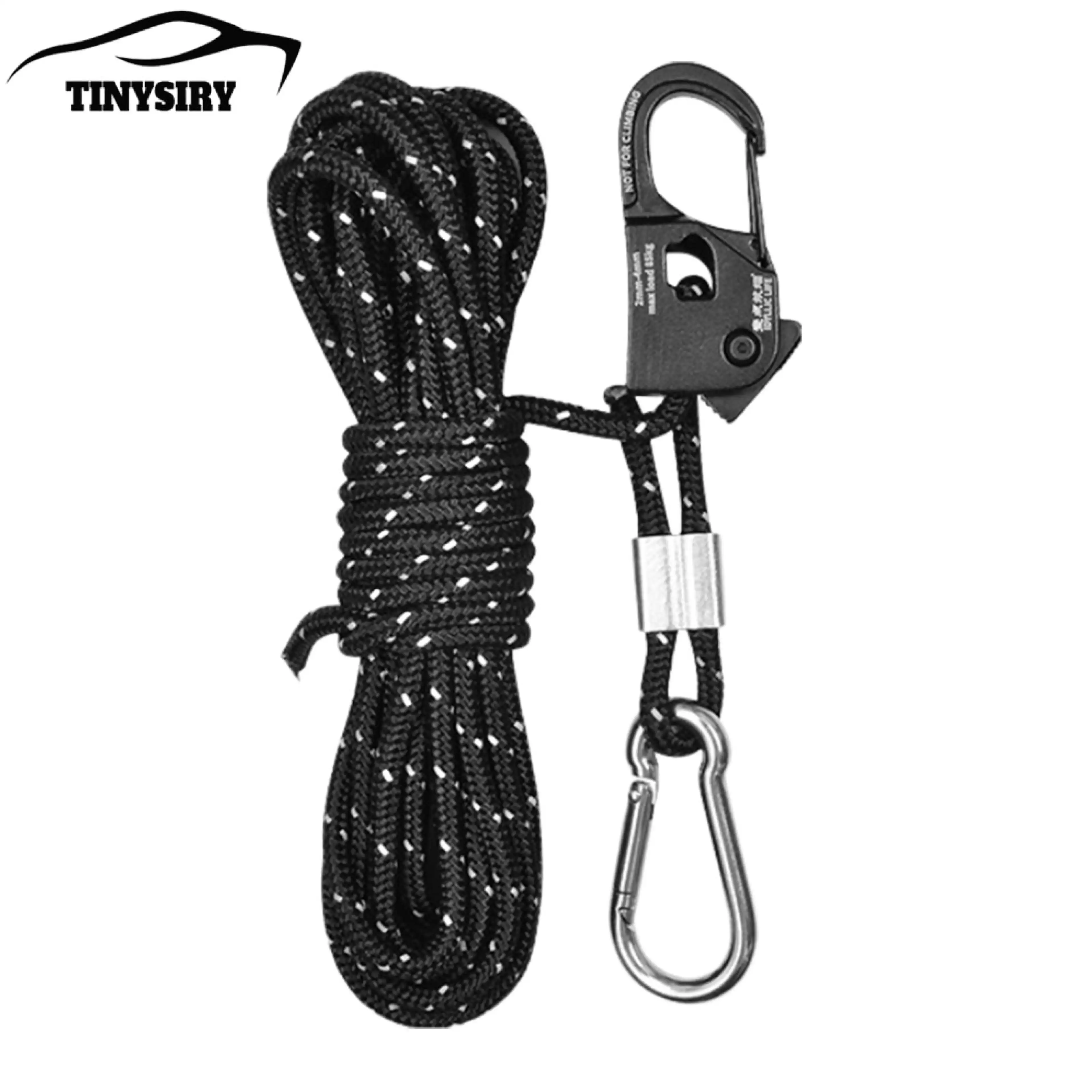 Rope Tensioning Tool Ergonomic Rope Tool Portable Tent Rope Tensioner Adjustable Lanyard Core Strong Load-bearing Camping Gear Accessory Compact Reusable Outdoor Hiking Equipment for Asia