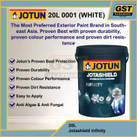 20L Jotun Jotashield Infinity Exterior Paint 0001 White | Ultra UV Protection | Long-Lasting | Weather Resistant