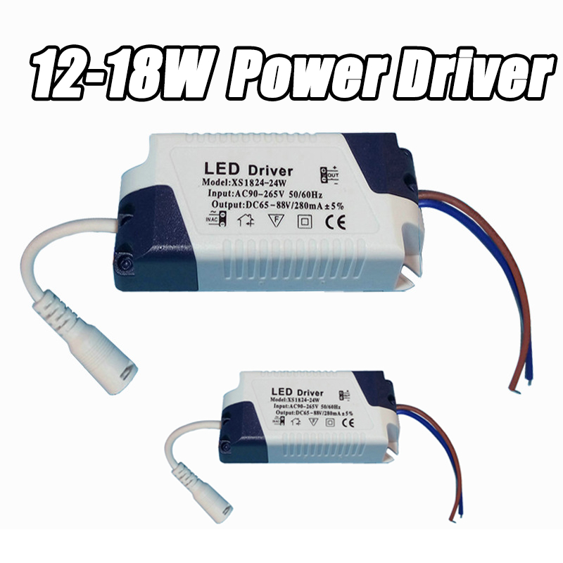 【Ready Stock】LED Constant Current Driver 85-265V 8-12W 12-18W 18-24W Power Supply Output 300mA External Drive LED Downli