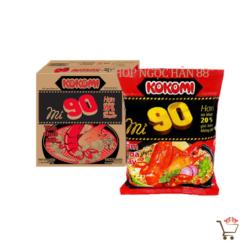 Thùng Mì chua cay Kokomi Đại 30 gói x 90g Date mới