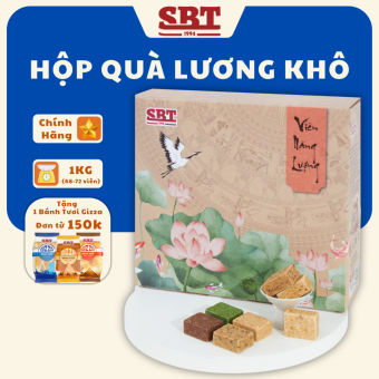 Hộp Quà Lương Khô Mix 13 Vị SBT Làm Quà Biếu, Quà Tết Sang Trọng Lịch Thiệp Tết 2025