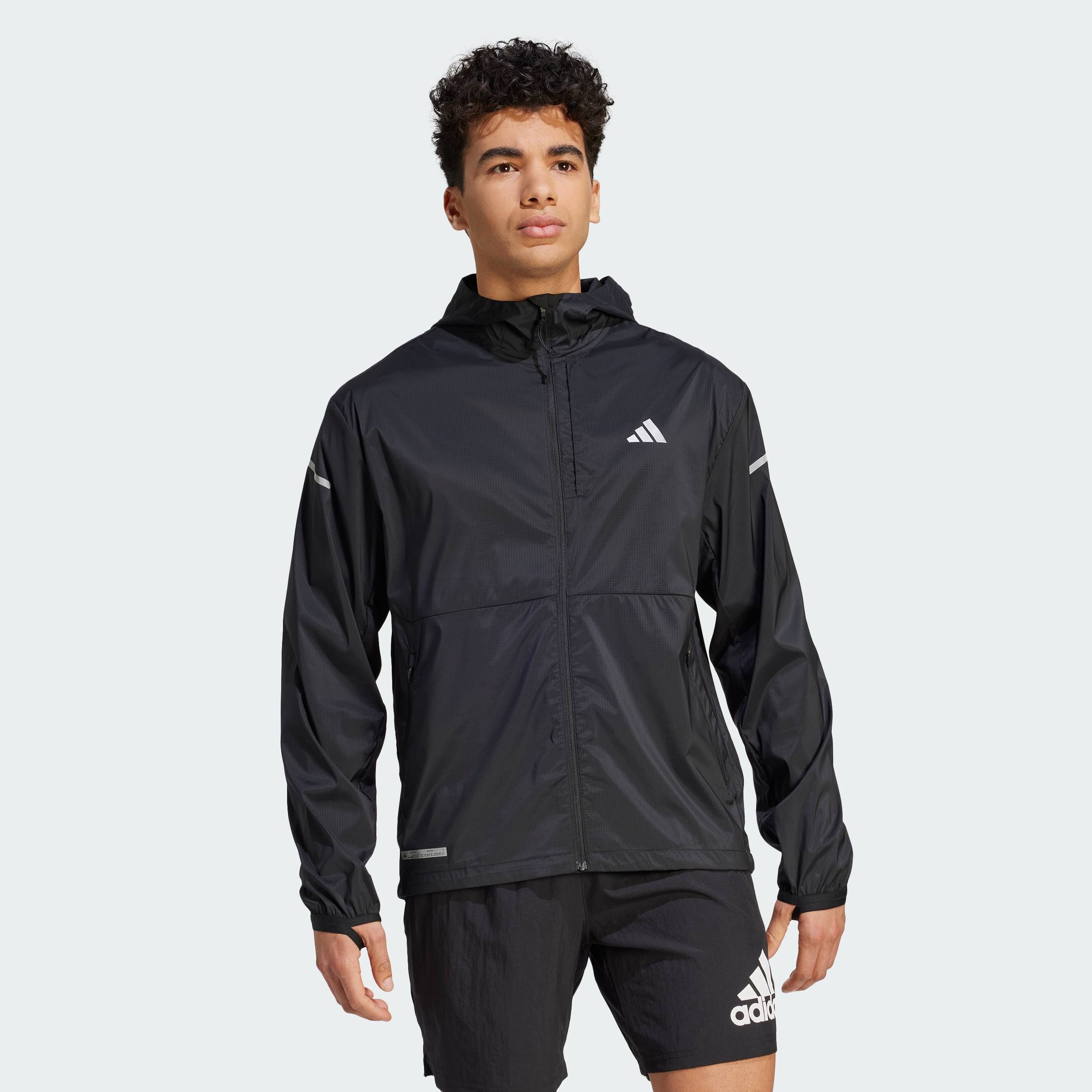 [CHỈ 20H 24-27.5-MUA 2 GIẢM 25%+VOUCHER 50K] adidas Chạy Áo Khoác Ultimate Nam Đen HY1422