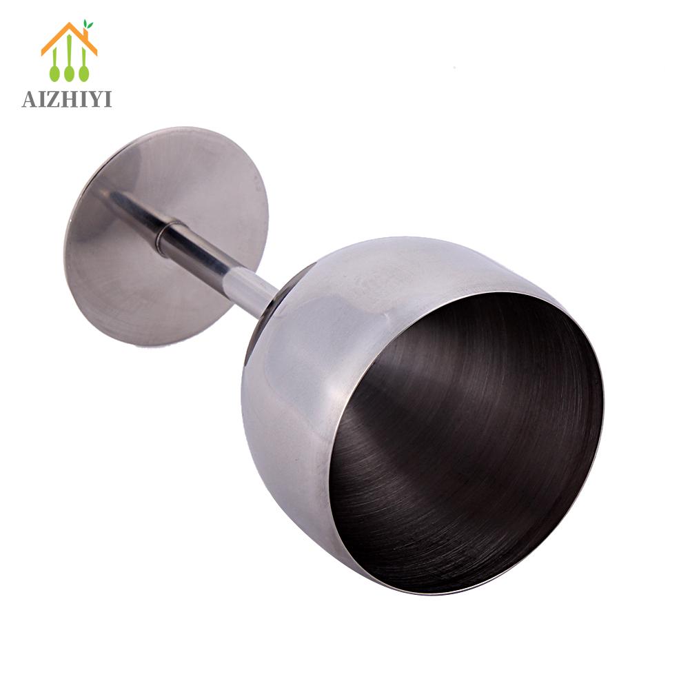 380ml Chất lượng cao rực rỡ thép không gỉ ly rượu vang nếm rượu vang cốc