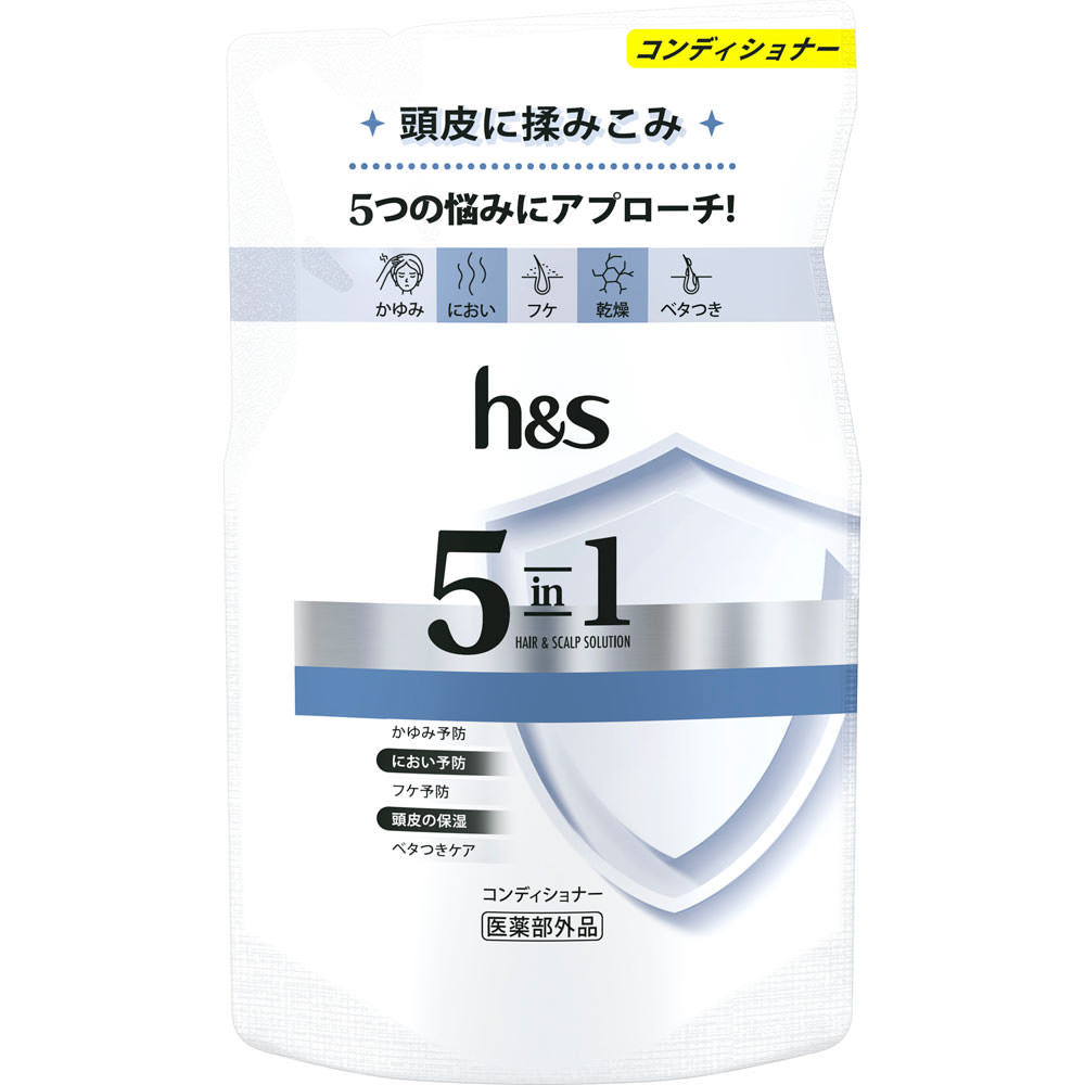 P&G Japan H&S 5in1 Conditioner Refill 290g Shampoo and Conditioner (Skin Care) H&S conditioner shoul