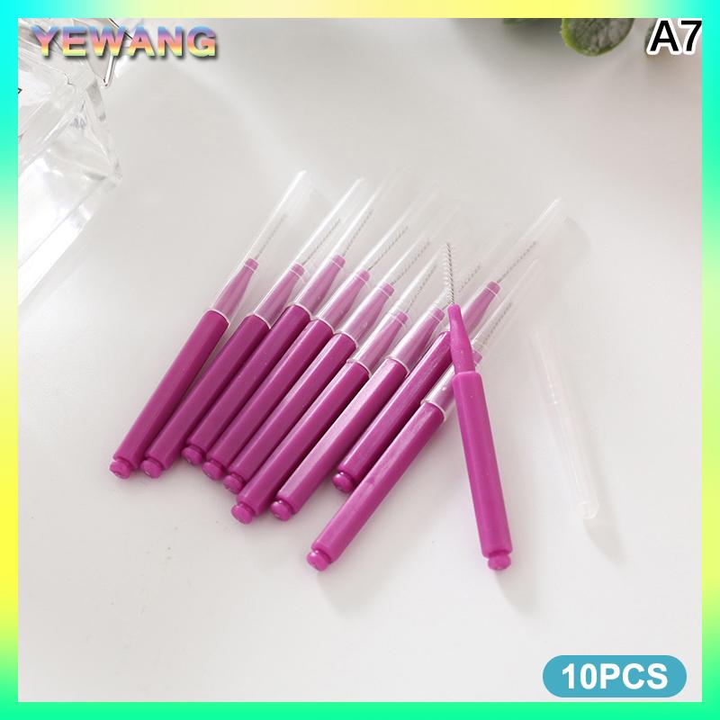 YEWANG 10 cái Đầu vòi hoa sen làm sạch bàn chải lỗ nhỏ công cụ làm sạch chống tắc nghẽn Mini crevice lông cho khoảng cách vòi phun phòng tắm ô tô - 2