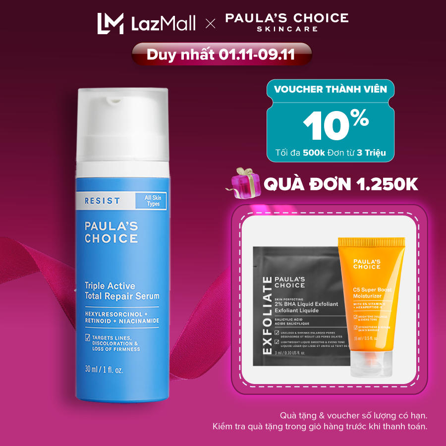 Tinh chất chống lão hóa 3 tác động Triple Active Total Repair Serum - 1020