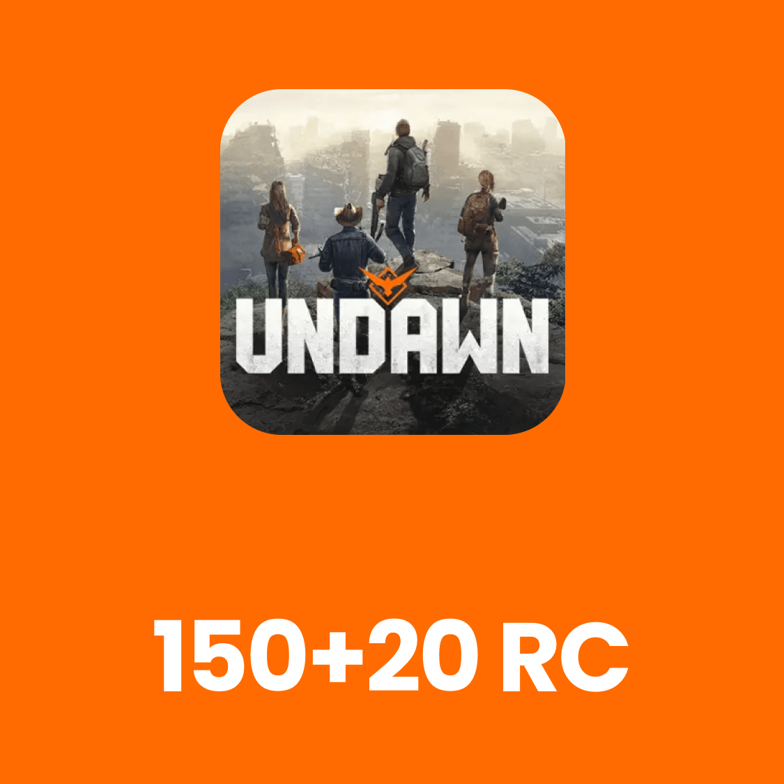 Undawn 150+20 Rc Code ราคา 103 บาท*ส่งฟรี