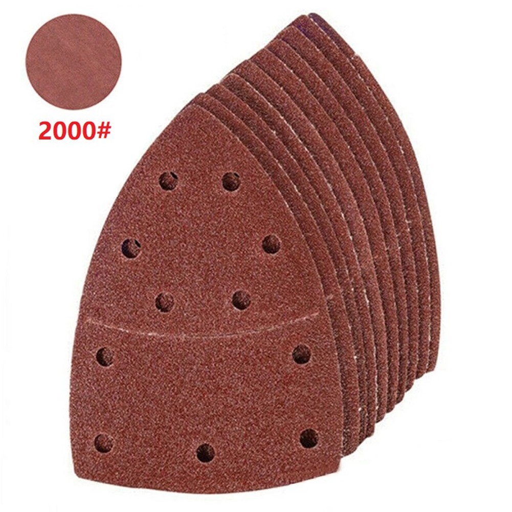 Hometool chất lượng hàng đầu 11 lỗ Tấm chà nhám cho Bosch PSM 160A Máy đánh bóng cầm tay (10 cái)