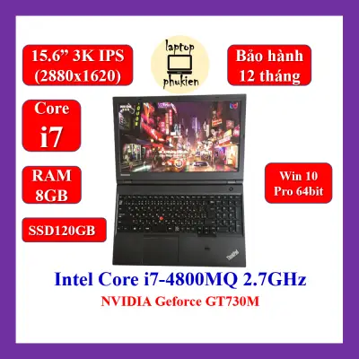 Máy tính xách tay Lenovo ThinkPad T540P Core i7 4800MQ 2.7GHz, Geforce GT730M, 8GB, SSD120GB, 15.6