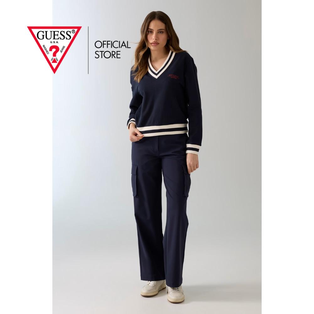 GUESS WOMEN SWEATSHIRT W6GQ11K3480 - BLUE ราคา 4,493 บาท*ส่งฟรี