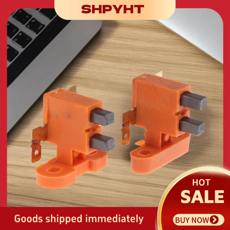 SHPYHT 2 4 cái điện bàn chải chủ điều chỉnh xăng máy phát điện Phụ kiện cho 2kw-3kw 5kw-8kw điện đồng Carbon bàn chải chủ