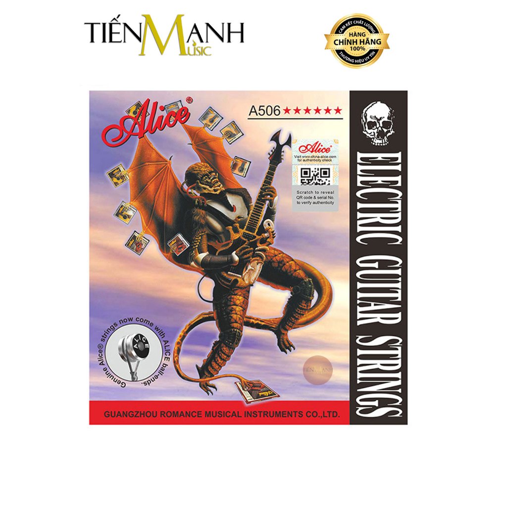 Chính Hãng Dây Đàn Guitar Điện Alice A506 Và Dây Lẻ Electric Strings