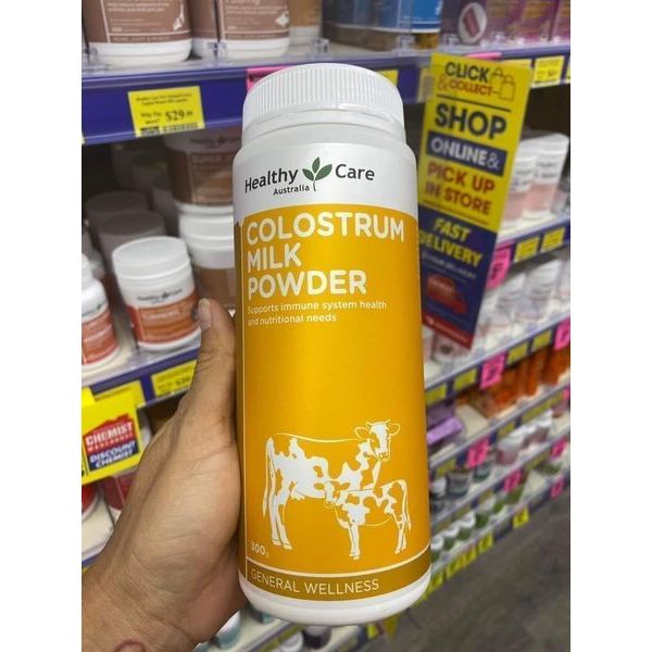 Australian Healthy Care Colostrum Milk Powder 300g - Extracted from 100% Pure Australian Colostrum. This Is a Specialized Nutritional Milk Product That Helps Strengthen Children's Resistance and Promote Physical Development.