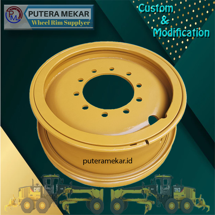 PROMO- VELG MOTOR GRADER 14.00 - 24, TIPE RING, HC 230 MM -RansShop22 Harga 12,340,000 rupiah*Gratis Ongkir