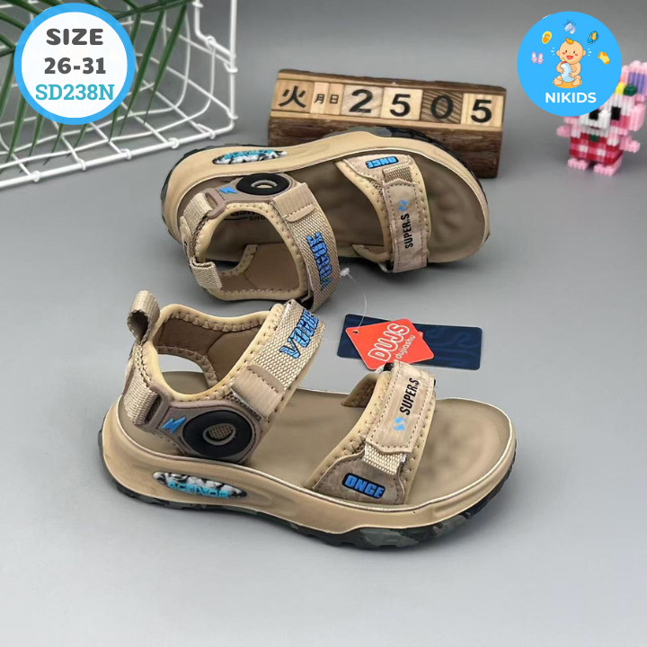 Sandal Bé Trai - Sandal Bé Trai Đi Học Quảng Châu Cao Cấp Mã Mới 2025 SD238
