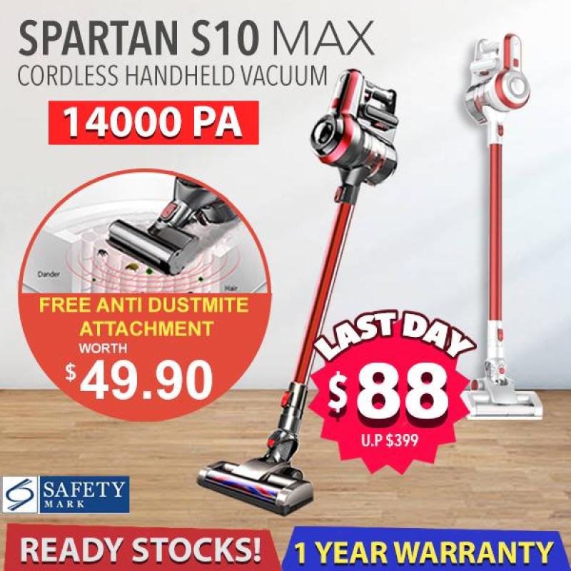 Spartan S10 Max Cordless Handheld Vacuum 14kPA Singapore