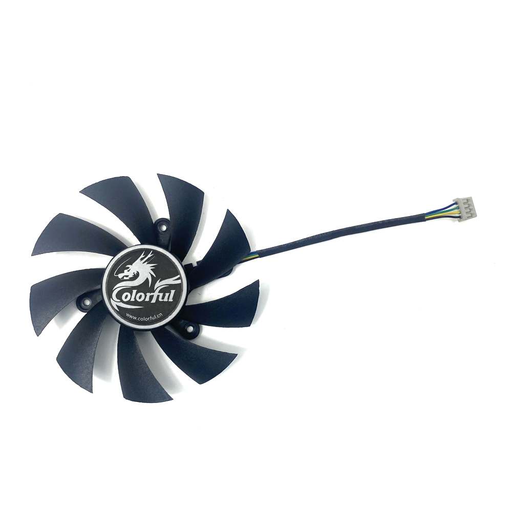 Quạt tản nhiệt 85Mm 4Pin Dc12v GeForce GTX 1650 Gpu Fan Cho Đầy Màu Sắc GeForce GTX 1650 Thông Minh 