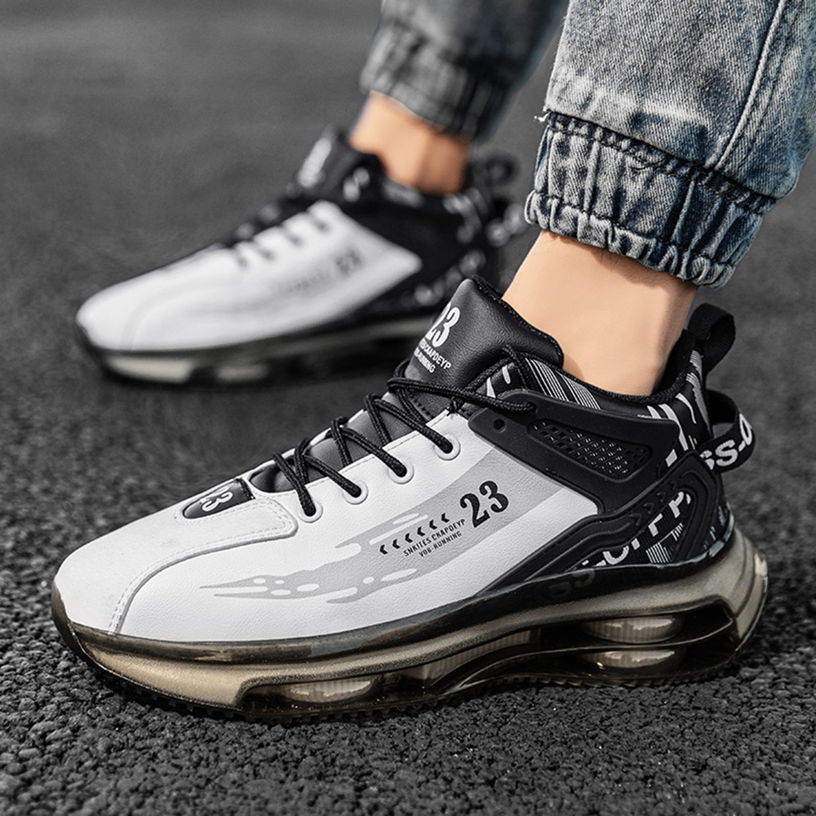 BNMUSIC Sneakers Running Shoes Casual Fashion Cushioning Lightweight Footwear Sports Shoes Ankle Boots for Outdoor Training Walking Hiking - 7