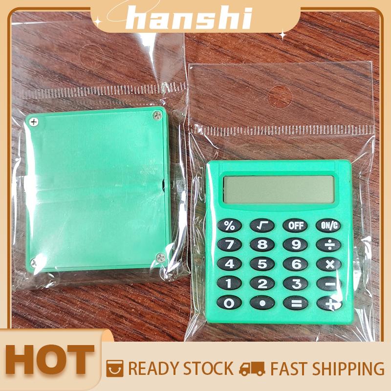 hanshi [2023 new HOT FASHION] Cá nhân mini kẹo màu trường văn phòng điện tử máy tính sáng tạo Pocket Boutique văn phòng phẩm Máy tính vuông nhỏ - 2