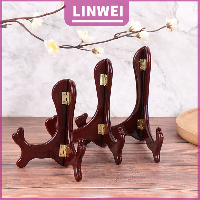 LINWEI Giá vẽ bằng gỗ giá đỡ thẻ ảnh để bàn đám cưới giá đỡ trưng bày đồ trang trí nhà cửa