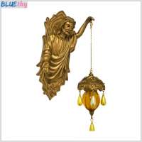 Bluethy Bedroom Mood Light Decorative Wall Sconce Vintage Mermaid Fairy Angel Goddess Wall Lamp Decorative Night Light Sconce for Bedroom Living Room Hotel Restaurant Lighting