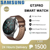 Samsung GT3 Pro Health Smartwatch: 1.35" FHD Touch, IP67 Waterproof