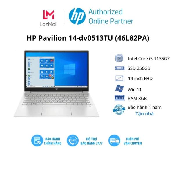 Bảng giá Laptop HP Pavilion 14-dv0513TU (46L82PA)/ Gold/ Intel Core i5-1135G7 (up to 4.2Ghz, 8MB)/ RAM 8GB/ 256GB SSD/ Intel Iris Xe Graphics/ 14inch FHD/ 3Cell/ Win 11H 64/ 1Yr - Laptop Chính Hãng Bảo Hành 12 Tháng Phong Vũ