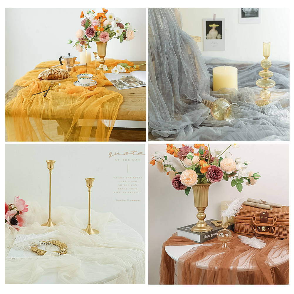 Nhàu Nát Tulle Gạc Nền Vải, Nhiếp Ảnh Đạo Cụ, Video Ảnh Hoa Bánh Studio Cuộc Sống Đạo Cụ Chụp