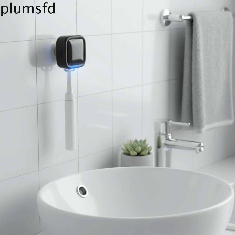 PLUMSFD Chức năng sấy khô Hộp khử trùng bàn chải đánh răng Thiết kế di động Khử trùng bằng tia cực tím Hộp khử trùng di động Giá khử trùng Kích thước nhỏ Máy khử trùng UV mini Sử dụng khi đi du lịch