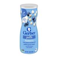 Gerber Blueberry Puffs Baby Snack 42G - From 8 Months