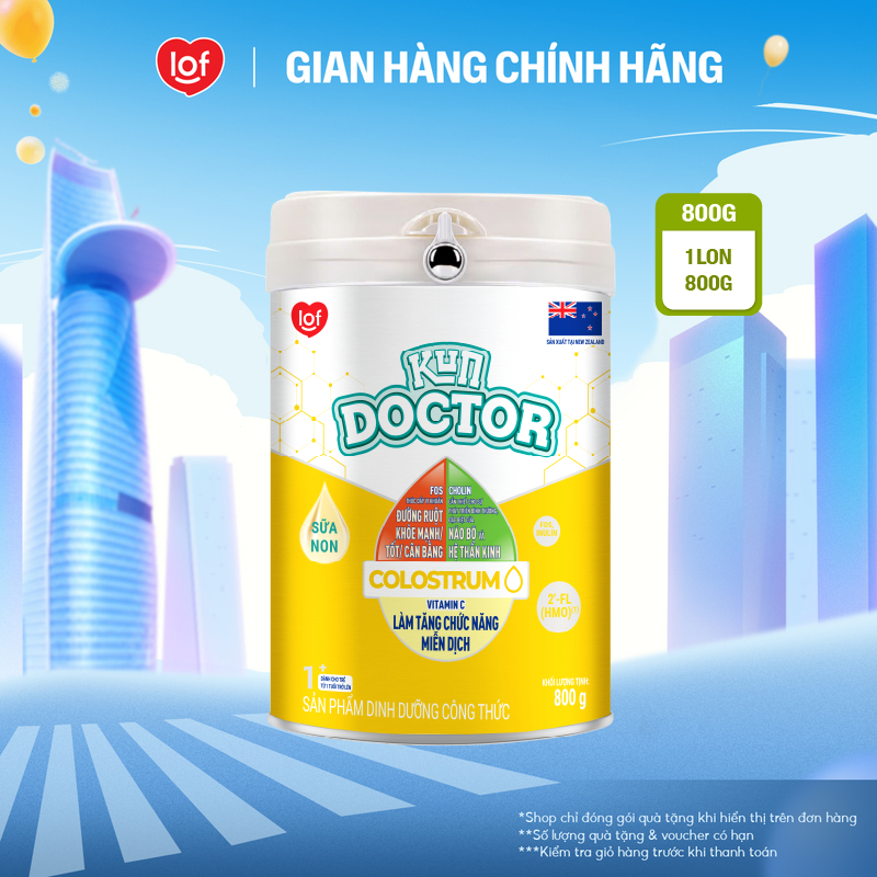 Sữa bột dinh dưỡng KUN DOCTOR COLOSTRUM 1+ lon 800gr