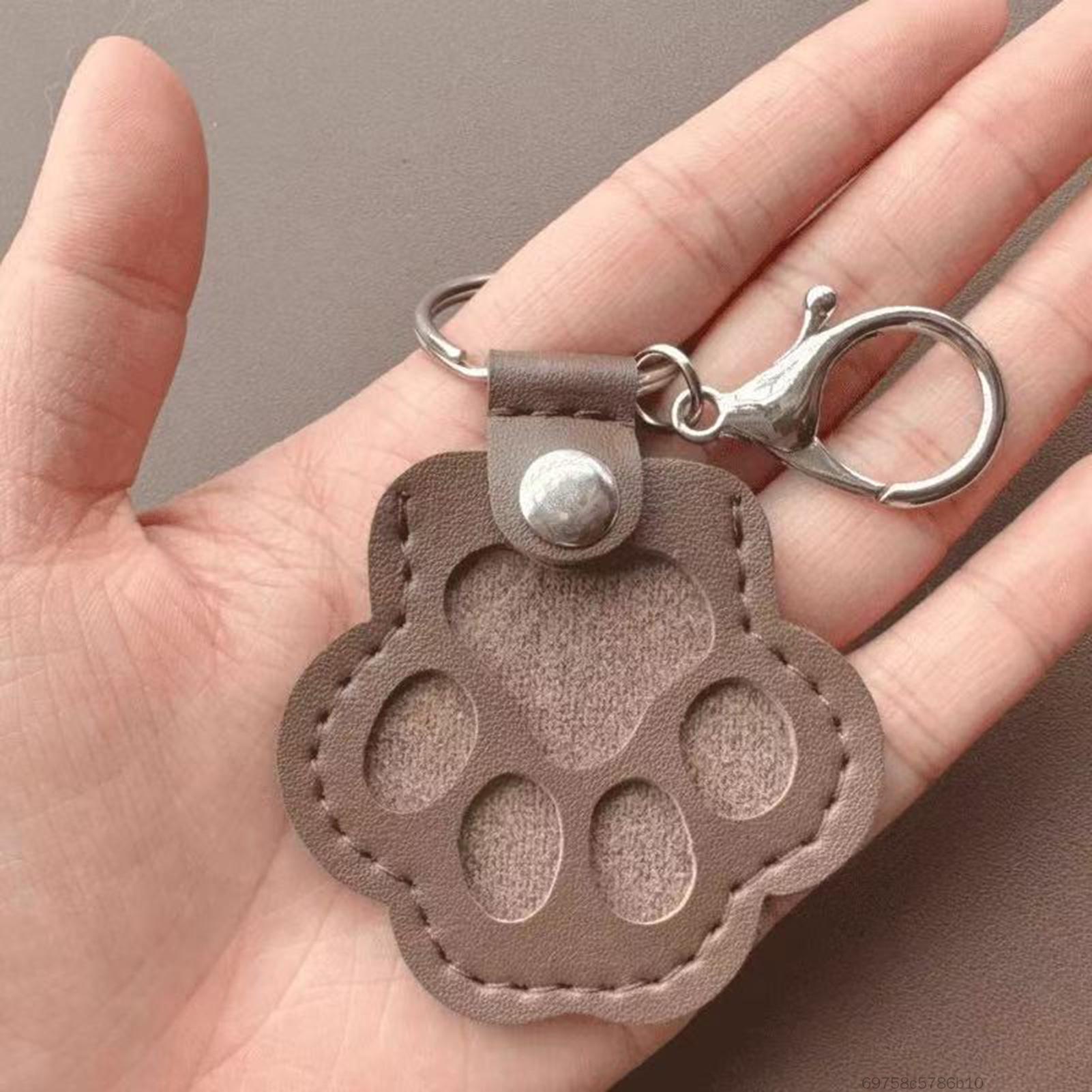 Móc khóa tưởng niệm lông thú cưng Paw Shaped Pet Memorial Quà tặng dành cho người nuôi chó mèo VT-VN - 8