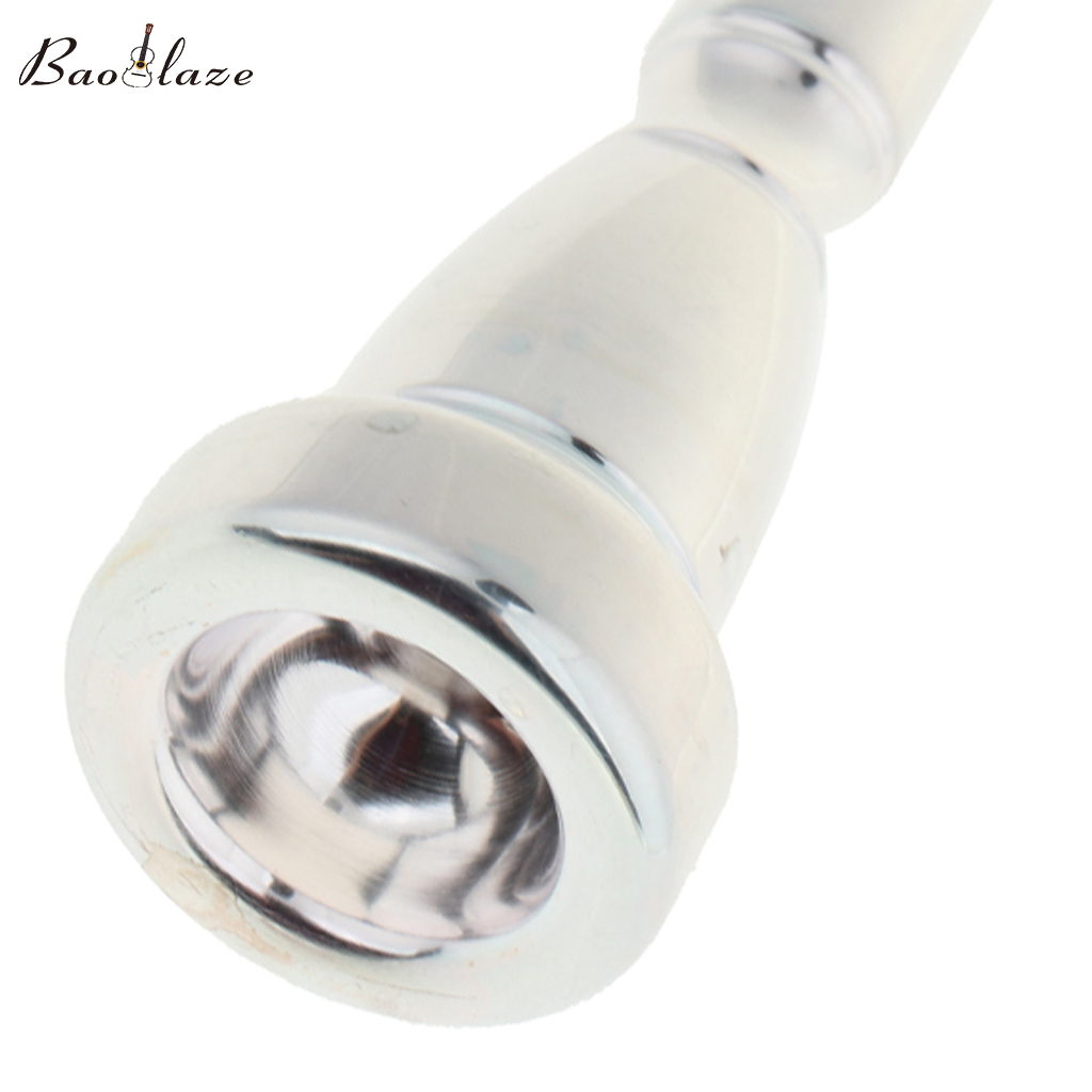 LazaraSport Ống Ngậm Kèn Nouth Cỡ 5C, Bạc
