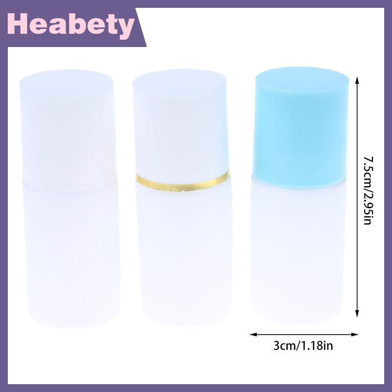 Heabety 20ml bơm lại miếng bọt biển đầu Applicator nhựa rỗng chai thuốc cho tóc tăng trưởng antipruritic daub điền Liniment lỏng
