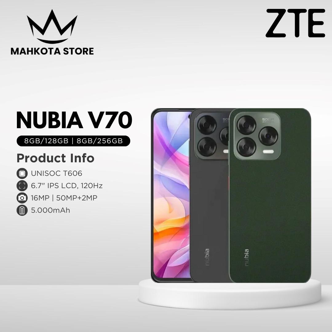 ZTE Nubia V70 design 8GB/128GB official warranty-smartphone Harga 1,889,000 rupiah*Gratis Ongkir