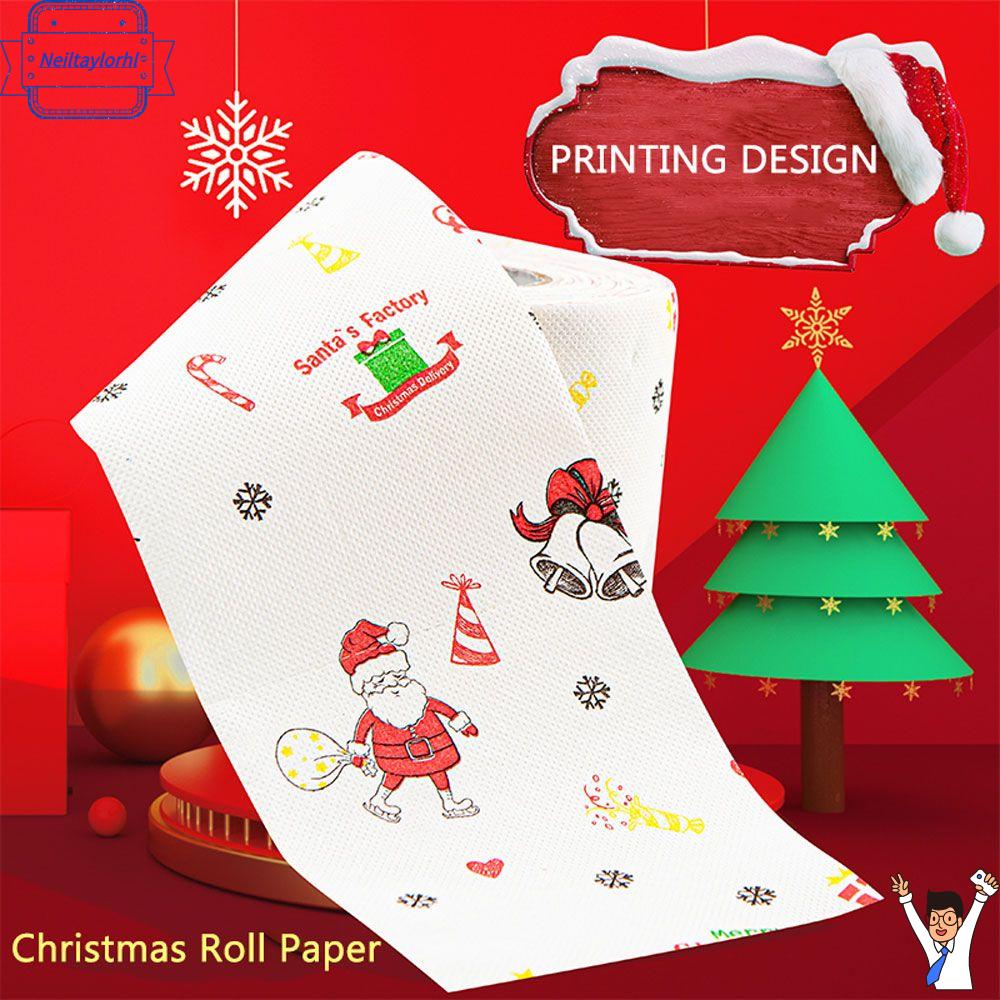 NEILTAYLORHL Căn phòng Văn phòng Ông già Noel Giáng sinh Khăn giấy Giấy vệ sinh Cuộn giấy Giáng sinh
