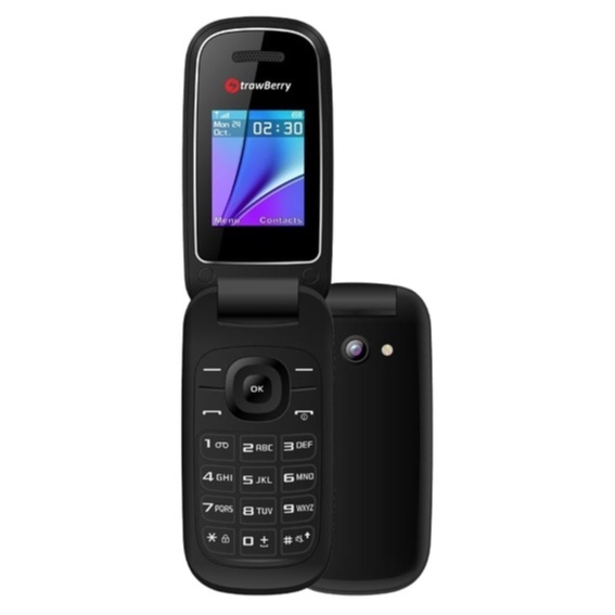 STRAWBERRY S1272 1.8 INCH/CAMERA/MP3/DUAL SIM/GARANSI RESMI Harga 175,000 rupiah*Gratis Ongkir