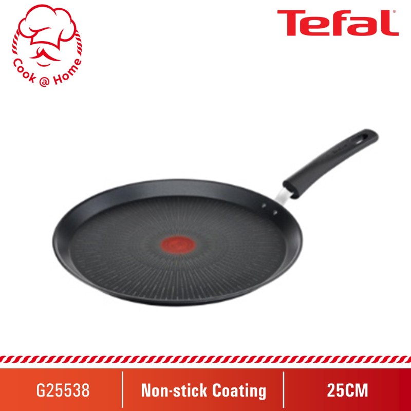 Tefal Unlimited Black IH Pancake Pan 25cm G25538 Singapore