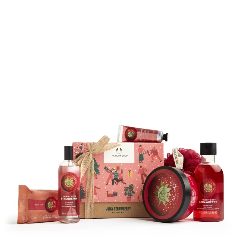 Buy The Body Shop Juicy Strawberry Big Gift Box (Christmas Gift Set) Singapore