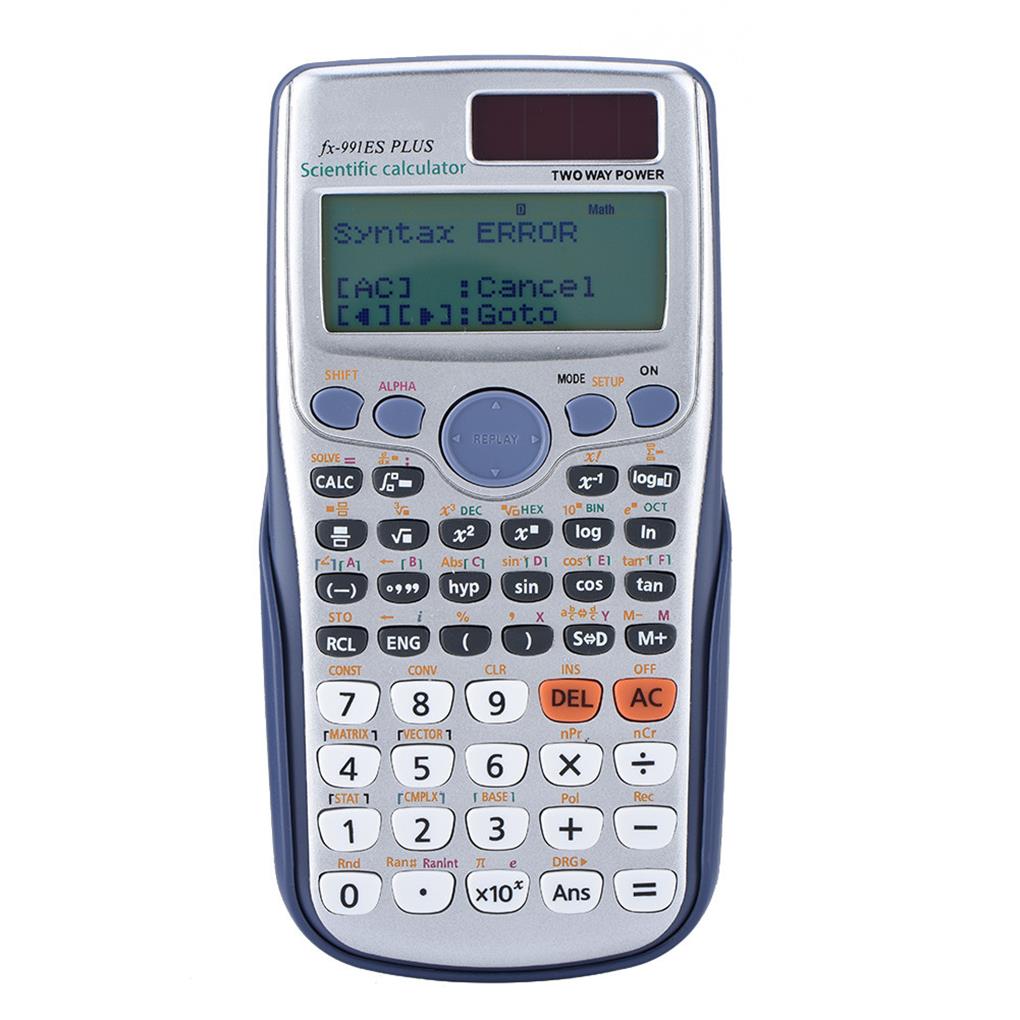FX-991ES-PLUS Original Calculator 417 Ftions Students Computer School