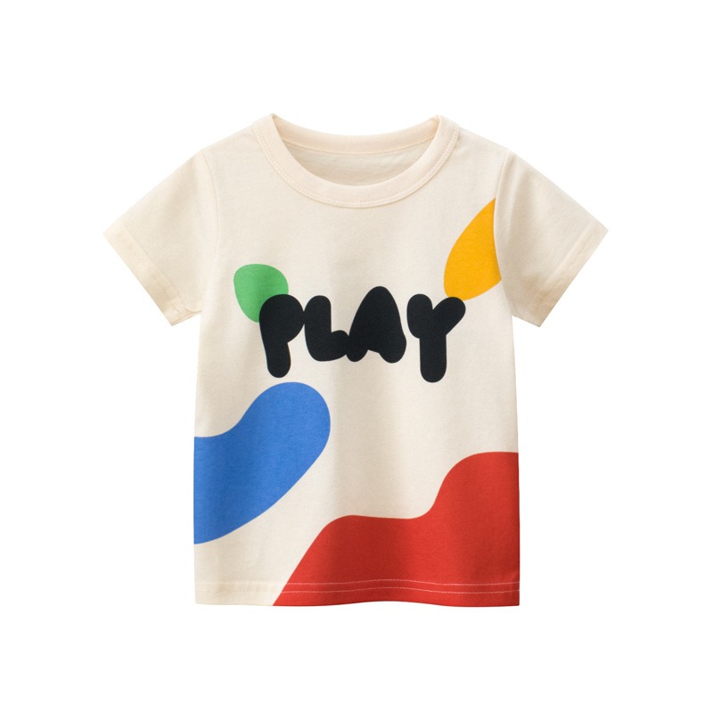 New Children's Clothing Product Girl's Short sleeved T-shirt Fashion Summer Half Sleeves ราคา  171 บาท*ส่งฟรี